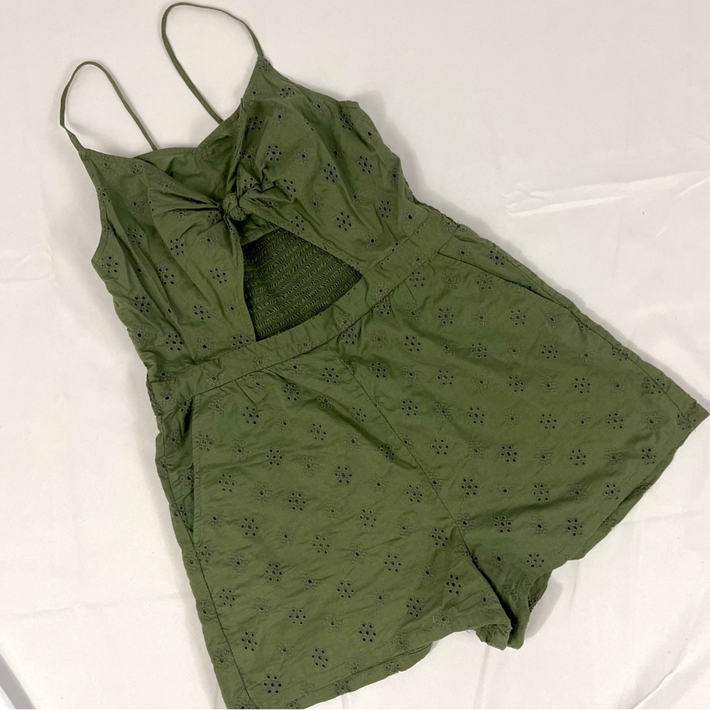 Olive Green Aerie Romper